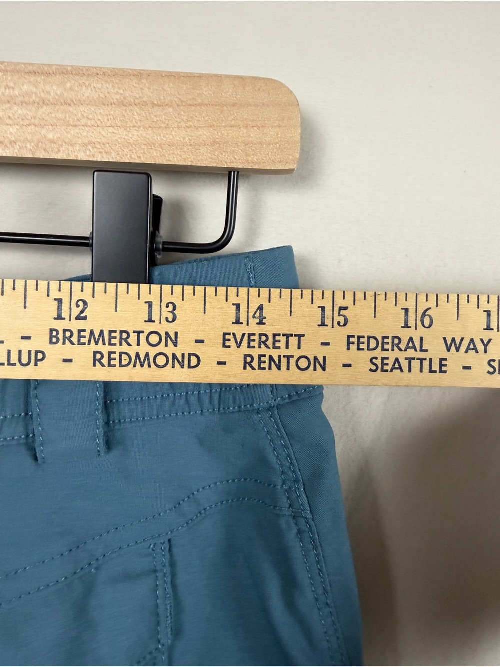 Duluth Trading Blue Hiking Travel Skort Size 8 - Picture 7 of 8